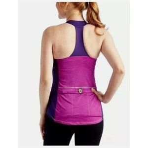 Moxie Cyclinng Women's Racer Back Jersey Active Tank Top Padded  Bra Quick Dry M